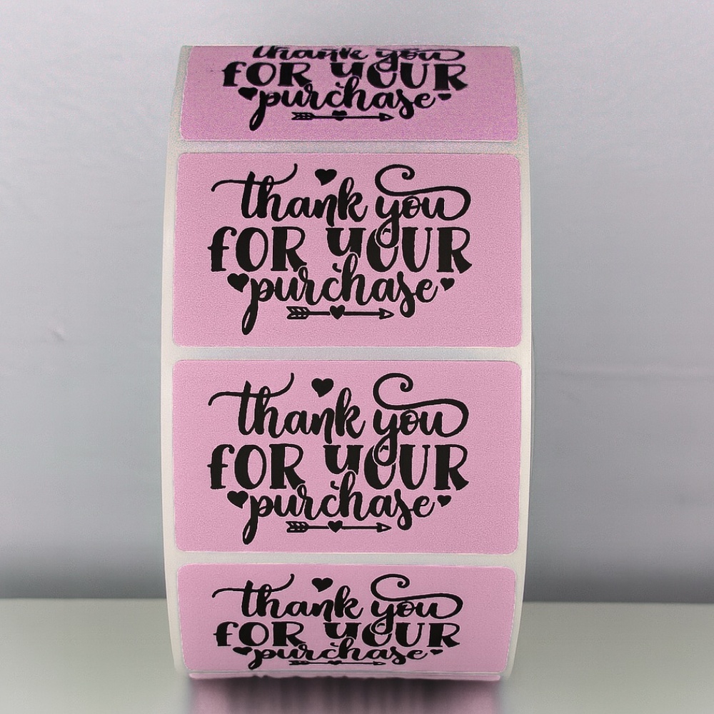 Thank You For Your Purchase Stickers – Small Business Packaging Labels 2"